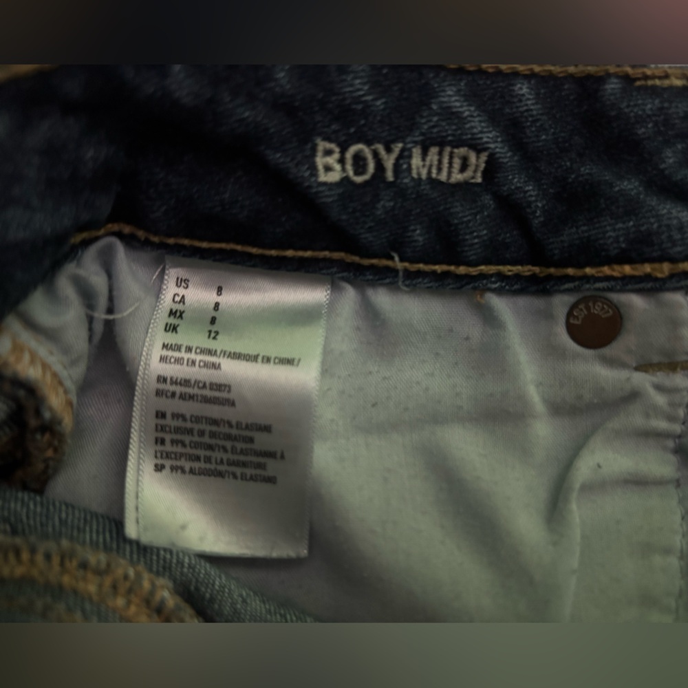 American Eagle Outfitters Women's Denim Shorts - Blue Jean - Picture 3 of 3